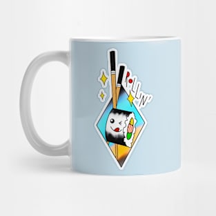 Kawaii sushi roll Mug